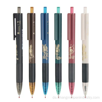 Vintage Color Plastic Gel Ink Pen Ballpoint Pen